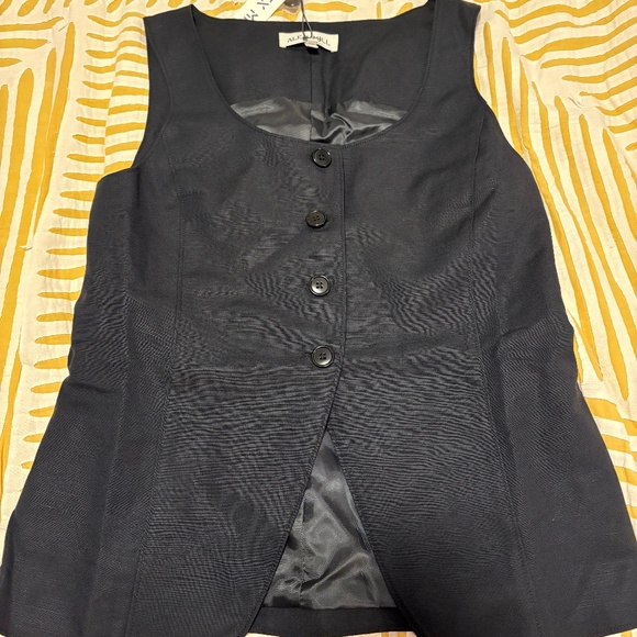 Alex Mill Soho Scoop Vest In Linen Cotton - Picture 3 of 4